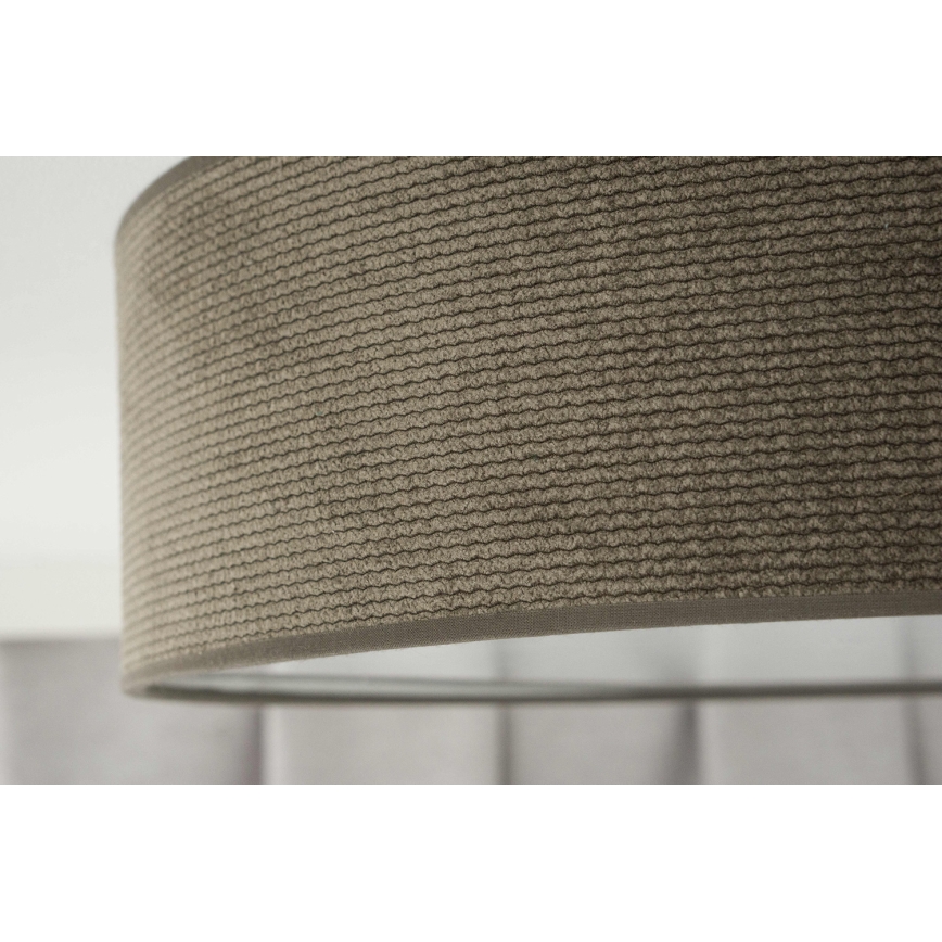Duolla - LED-Deckenleuchte CORTINA LED/26W/230V d 45 cm 4000K braun