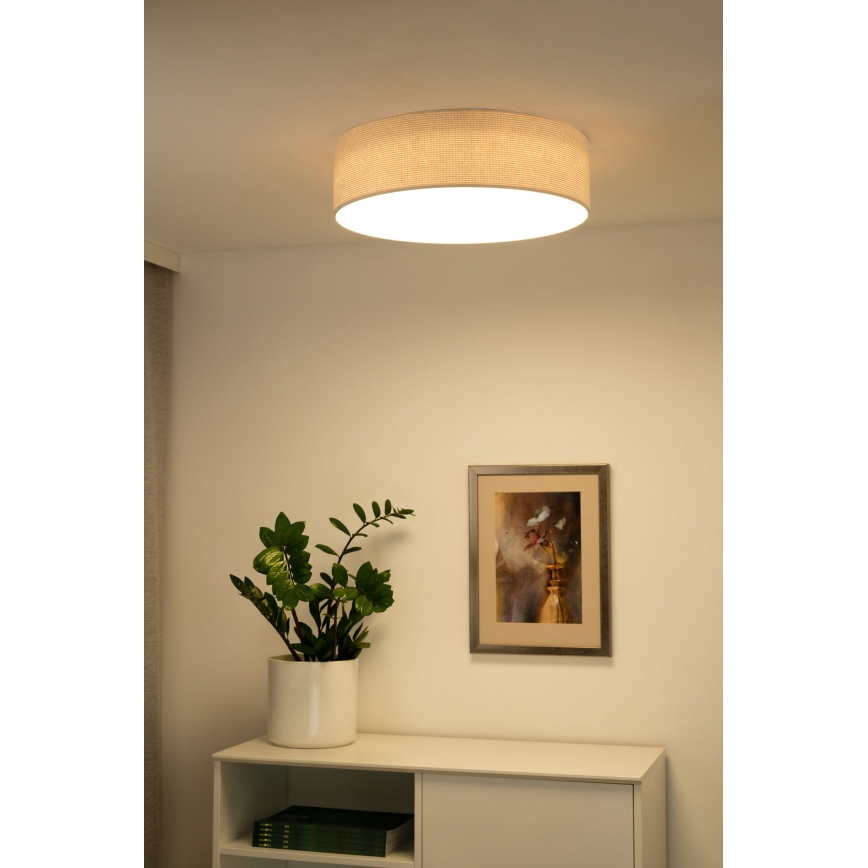Duolla - LED-Deckenleuchte CORTINA LED/26W/230V d 45 cm 4000K cremefarben