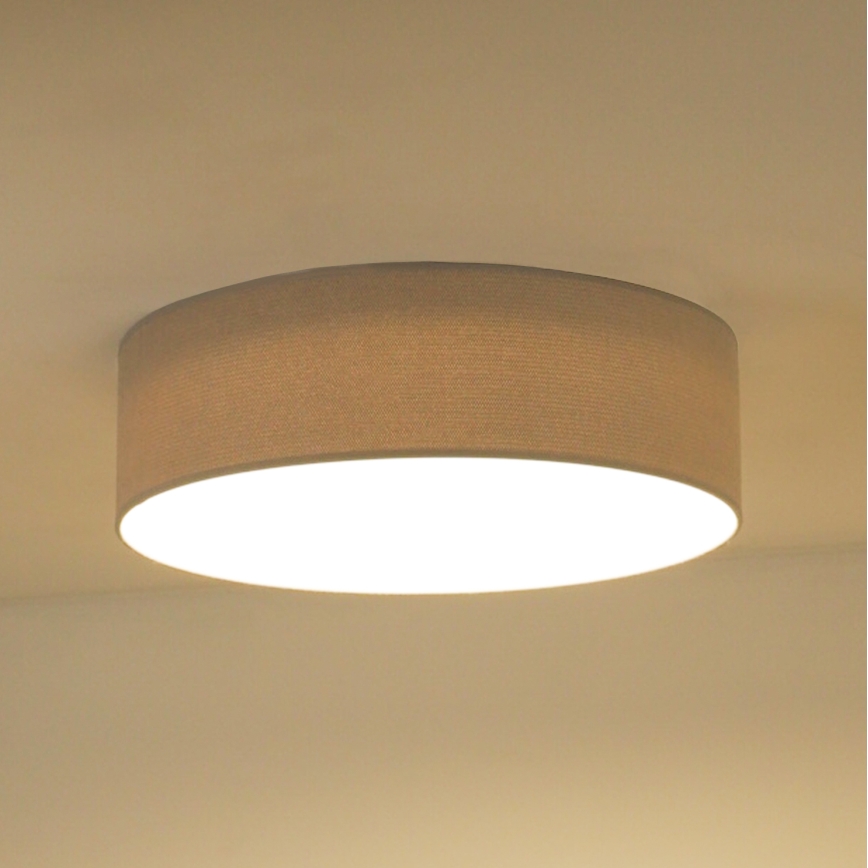 Duolla - LED-Deckenleuchte CORTINA LED/26W/230V d 45 cm 4000K grau