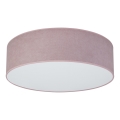 Duolla - LED-Deckenleuchte CORTINA LED/26W/230V d 45 cm 4000K rosa