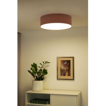 Duolla - LED-Deckenleuchte CORTINA LED/26W/230V d 45 cm 4000K rosa