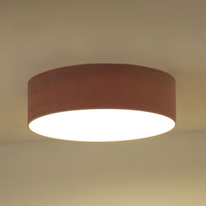 Duolla - LED-Deckenleuchte CORTINA LED/26W/230V d 45 cm 4000K rosa