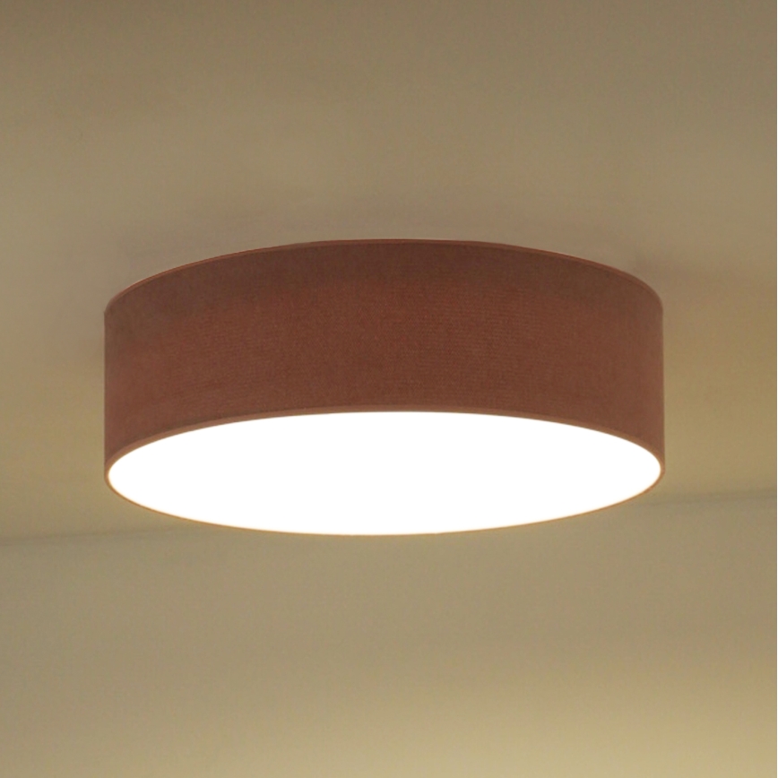 Duolla - LED-Deckenleuchte CORTINA LED/26W/230V d 45 cm 4000K rosa