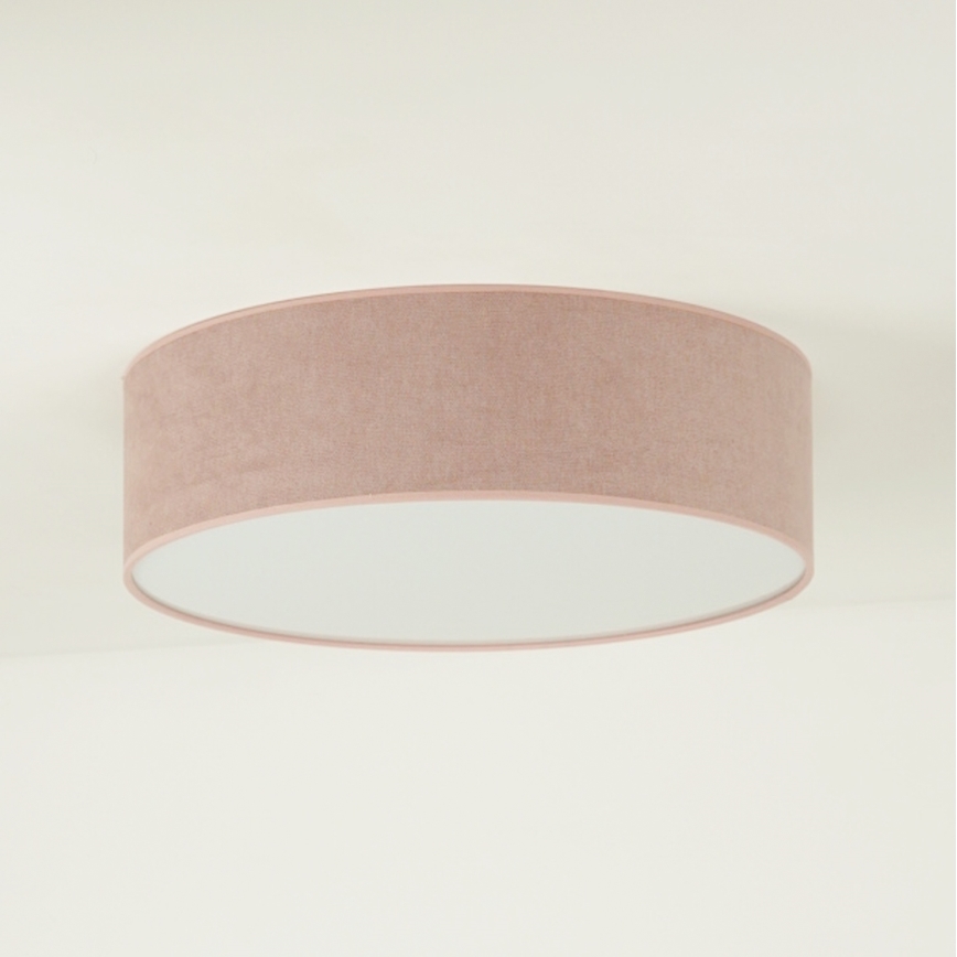Duolla - LED-Deckenleuchte CORTINA LED/26W/230V d 45 cm 4000K rosa