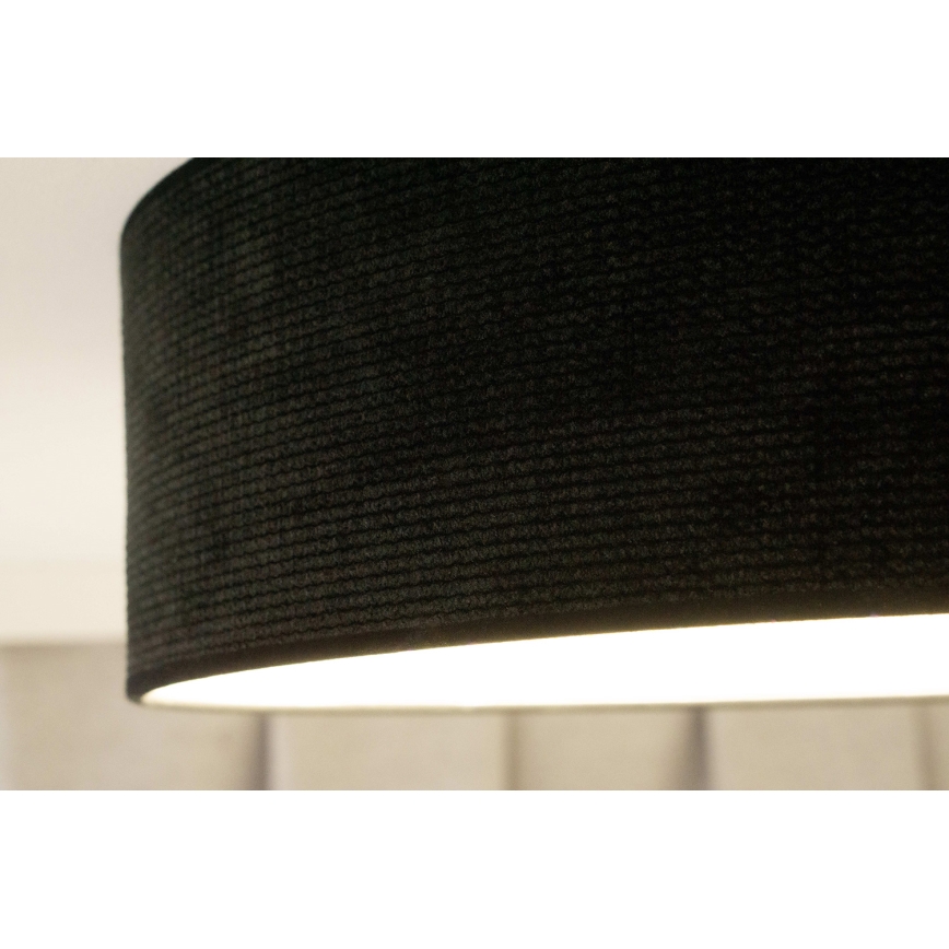 Duolla - LED-Deckenleuchte CORTINA LED/26W/230V d 45 cm 4000K schwarz