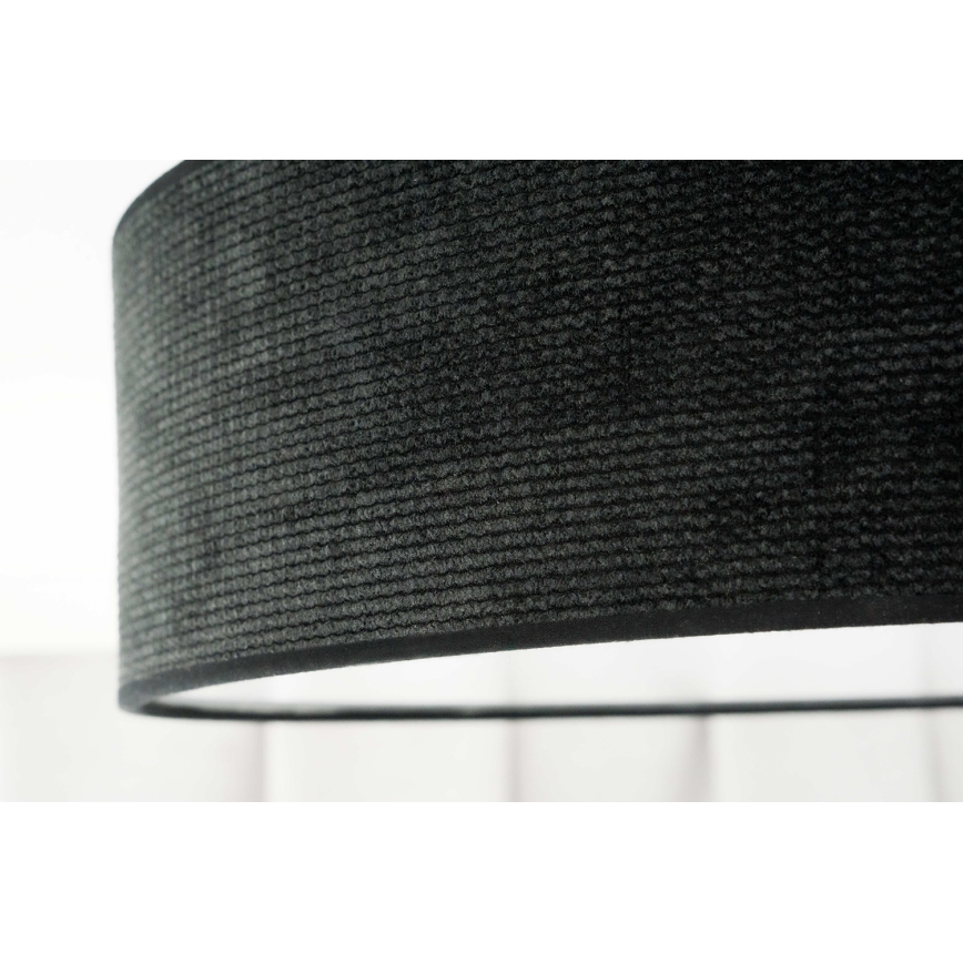 Duolla - LED-Deckenleuchte CORTINA LED/26W/230V d 45 cm 4000K schwarz