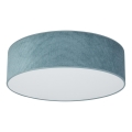 Duolla - LED-Deckenleuchte CORTINA LED/26W/230V d 45 cm 4000K türkisfarben