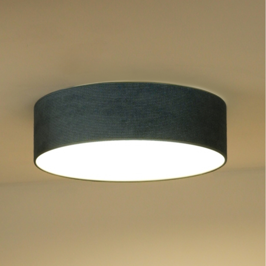 Duolla - LED-Deckenleuchte CORTINA LED/26W/230V d 45 cm 4000K türkisfarben