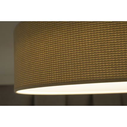 Duolla - LED Deckenleuchte CORTINA LED/26W/230V Ø 30 cm 4000K Beige