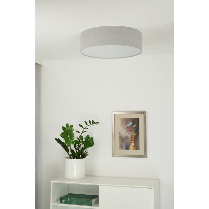 Duolla - LED Deckenleuchte CORTINA LED/26W/230V Ø 30 cm 4000K grau