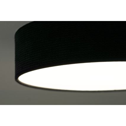 Duolla - LED Deckenleuchte CORTINA LED/26W/230V Ø 30 cm 4000K schwarz