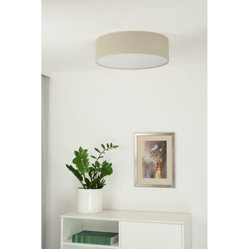 Duolla - LED Deckenleuchte CORTINA LED/26W/230V Ø 45 cm 4000K Beige