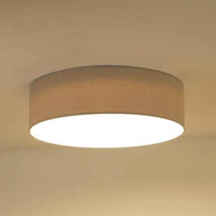 Duolla - LED Deckenleuchte CORTINA LED/26W/230V Ø 45 cm 4000K Grau