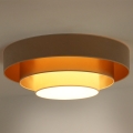 Duolla - LED-Deckenleuchte LUNETA LED/26W/230V d 60 cm 4000K beige/golden/cremefarben