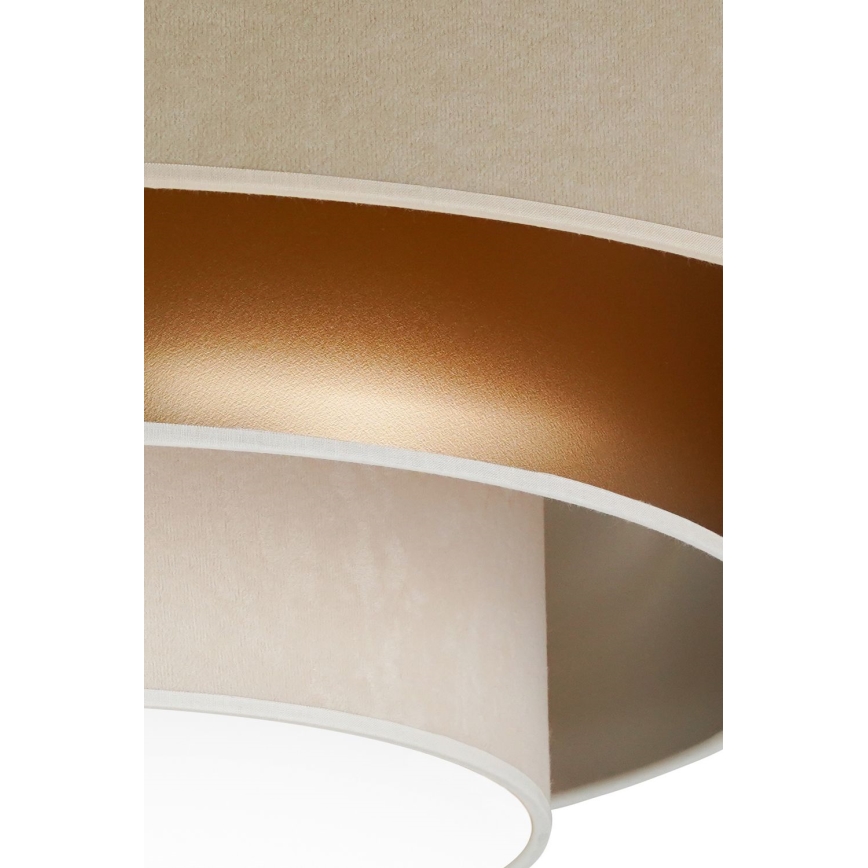 Duolla - LED-Deckenleuchte LUNETA LED/26W/230V d 60 cm 4000K beige/golden/cremefarben