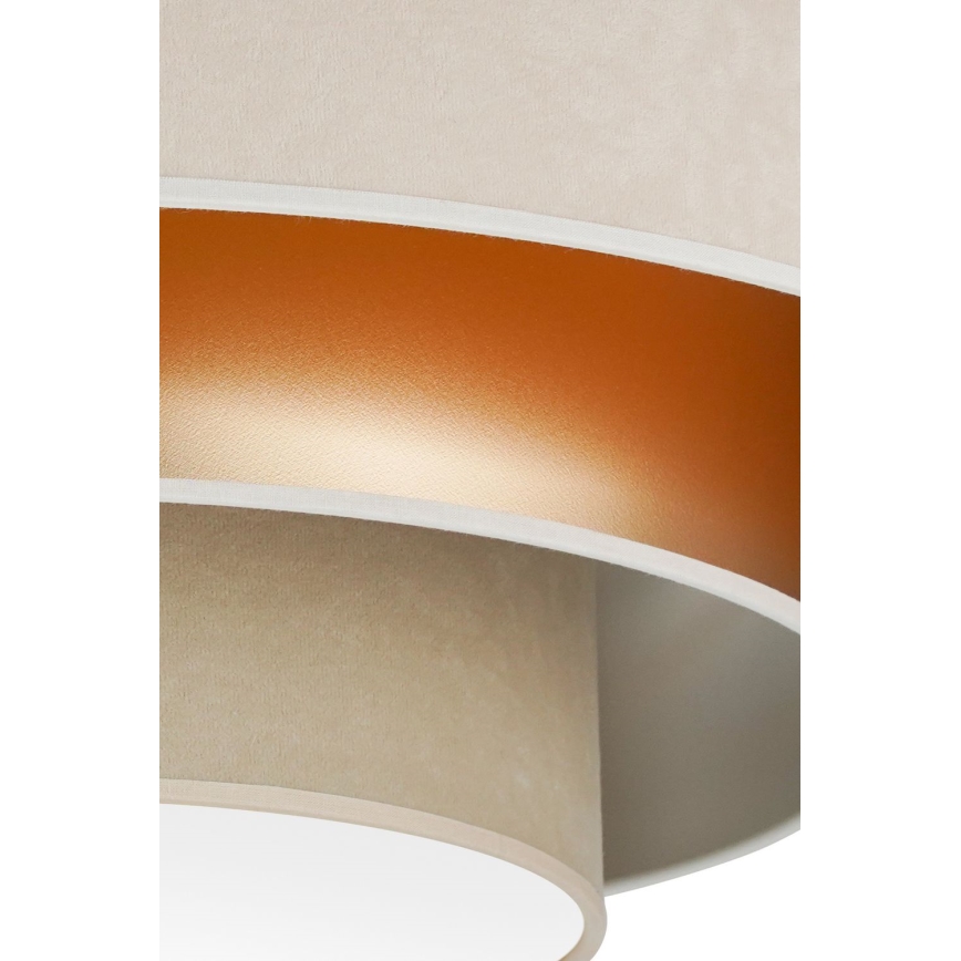 Duolla - LED-Deckenleuchte LUNETA LED/26W/230V d 60 cm 4000K cremefarben/golden/beige