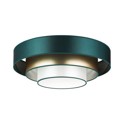 Duolla - LED-Deckenleuchte LUNETA LED/26W/230V d 60 cm 4000K grün/golden/weiß