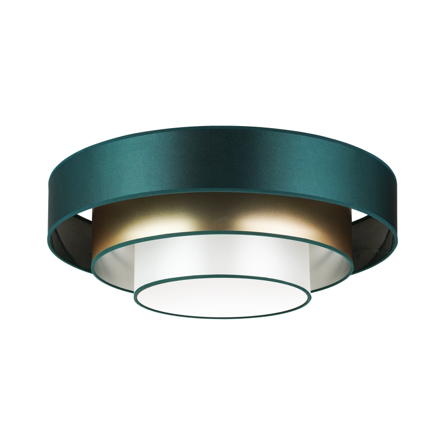 Duolla - LED-Deckenleuchte LUNETA LED/26W/230V d 60 cm 4000K grün/golden/weiß