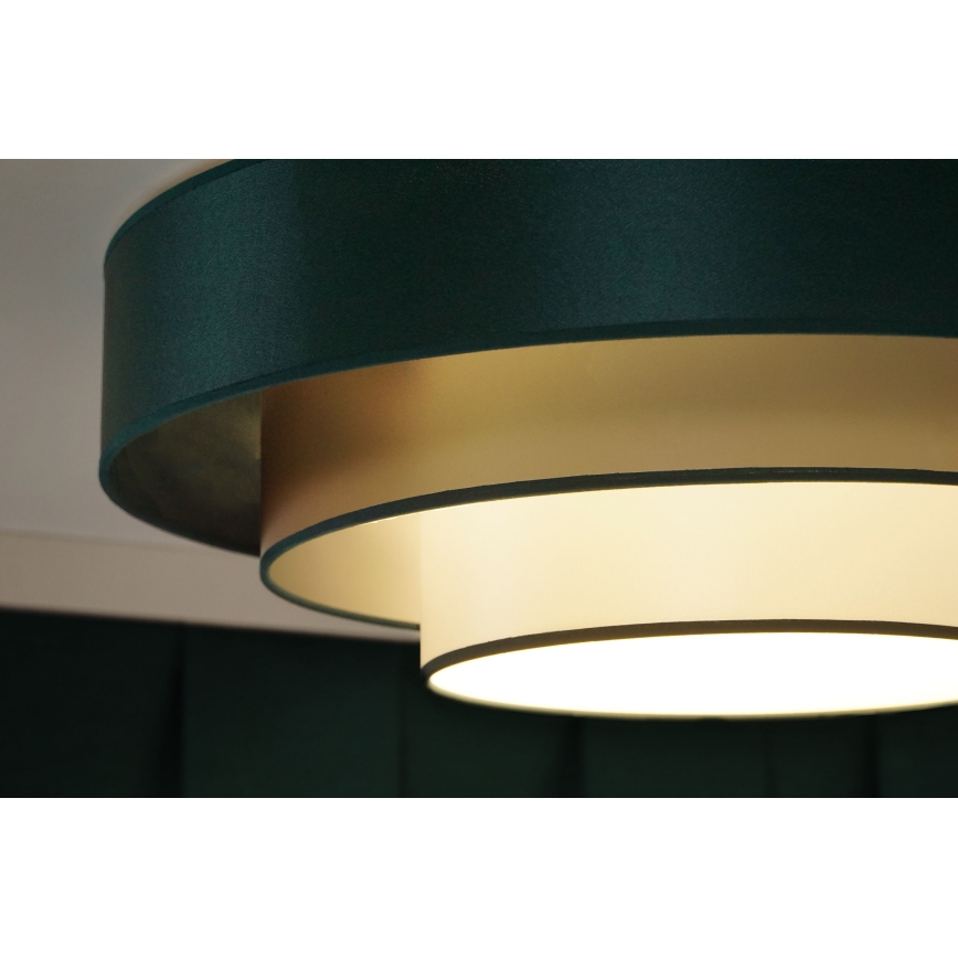 Duolla - LED-Deckenleuchte LUNETA LED/26W/230V d 60 cm 4000K grün/golden/weiß