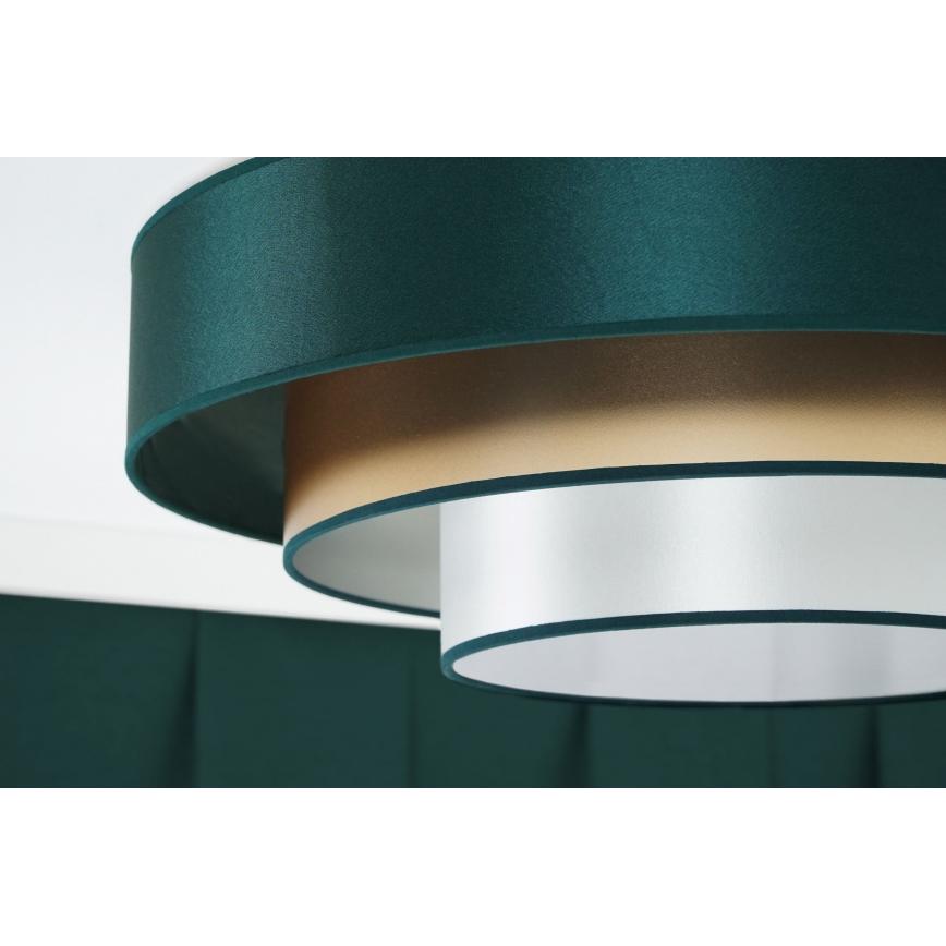 Duolla - LED-Deckenleuchte LUNETA LED/26W/230V d 60 cm 4000K grün/golden/weiß