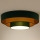 Duolla - LED-Deckenleuchte LUNETA LED/26W/230V d 60 cm 4000K grün/golden