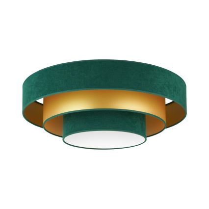 Duolla - LED-Deckenleuchte LUNETA LED/26W/230V d 60 cm 4000K grün/golden