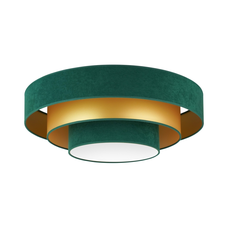 Duolla - LED-Deckenleuchte LUNETA LED/26W/230V d 60 cm 4000K grün/golden
