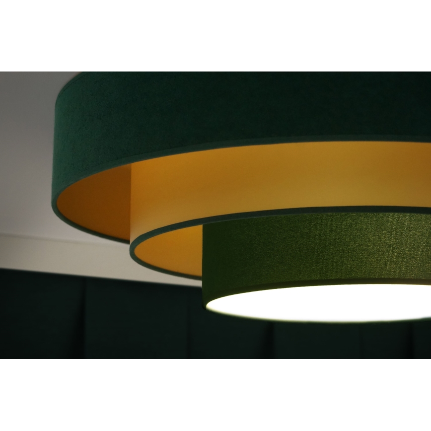 Duolla - LED-Deckenleuchte LUNETA LED/26W/230V d 60 cm 4000K grün/golden