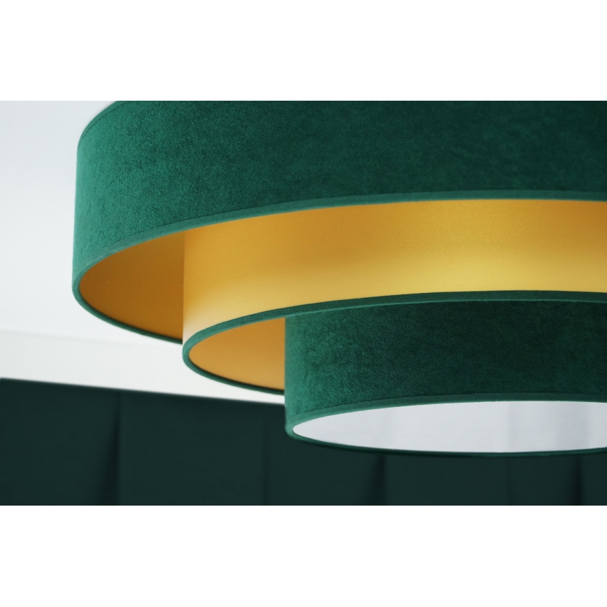 Duolla - LED-Deckenleuchte LUNETA LED/26W/230V d 60 cm 4000K grün/golden