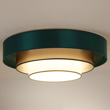 Duolla - LED-Deckenleuchte LUNETA LED/26W/230V d 60 cm 4000K grün/golden/weiß