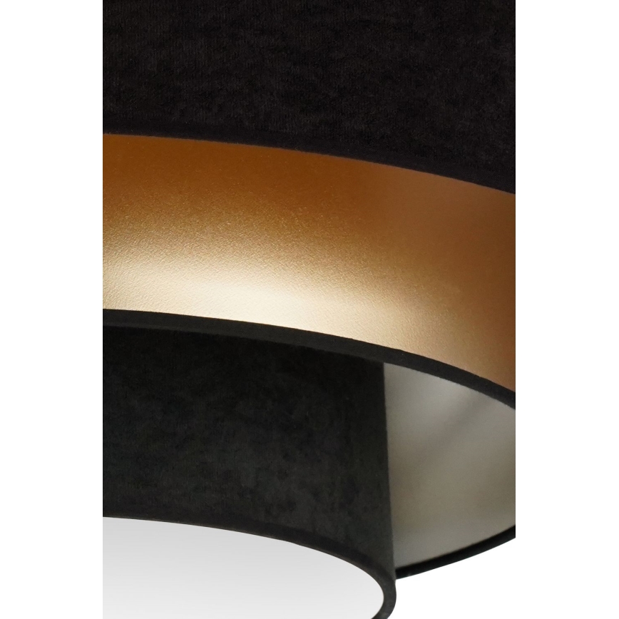 Duolla - LED-Deckenleuchte LUNETA LED/26W/230V d 60 cm 4000K schwarz/golden