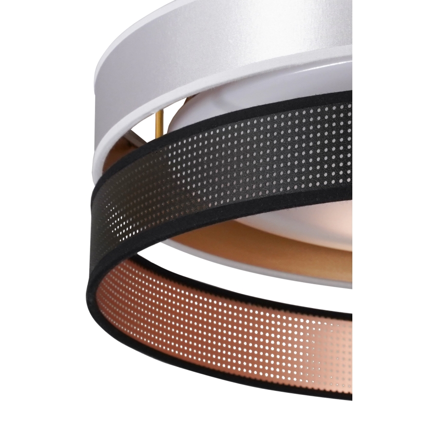 Duolla - LED-Deckenleuchte ROLLER DUO SHINY LED/24W/230V d 45 cm silbern/schwarz