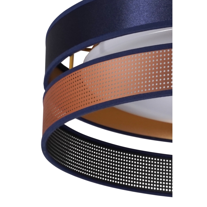 Duolla - LED-Deckenleuchte ROLLER DUO SHINY LED/24W/230V d 45 cm blau/kupfern