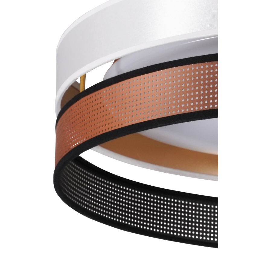 Duolla - LED-Deckenleuchte ROLLER DUO SHINY LED/24W/230V d 45 cm weiß/kupfern