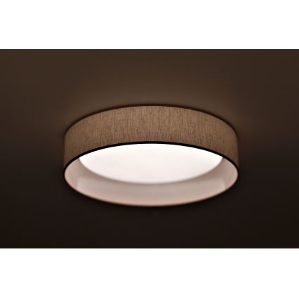 Duolla - LED-Deckenleuchte ROLLER LED/24W/230V d 45 cm beige
