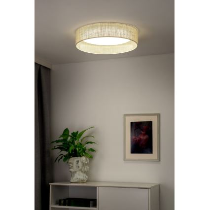 Duolla - LED-Deckenleuchte ROLLER LED/24W/230V d 45 cm beige