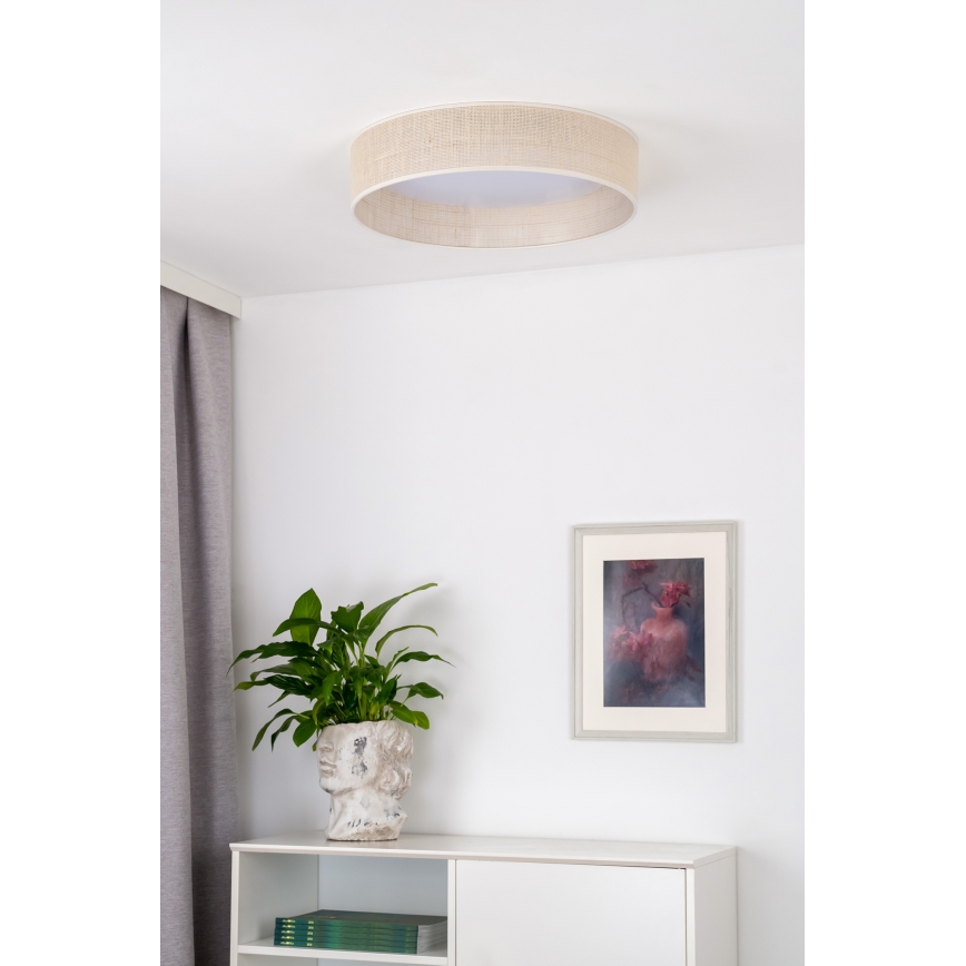 Duolla - LED-Deckenleuchte ROLLER LED/24W/230V d 45 cm beige