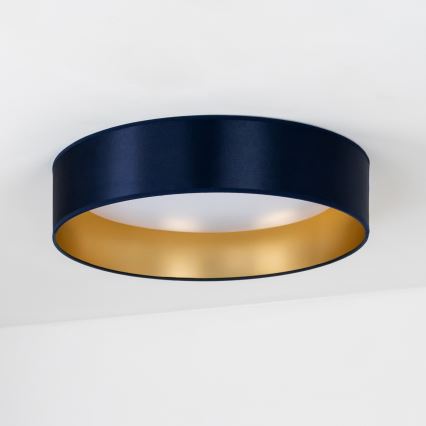 Duolla - LED-Deckenleuchte ROLLER LED/24W/230V d 45 cm blau/golden