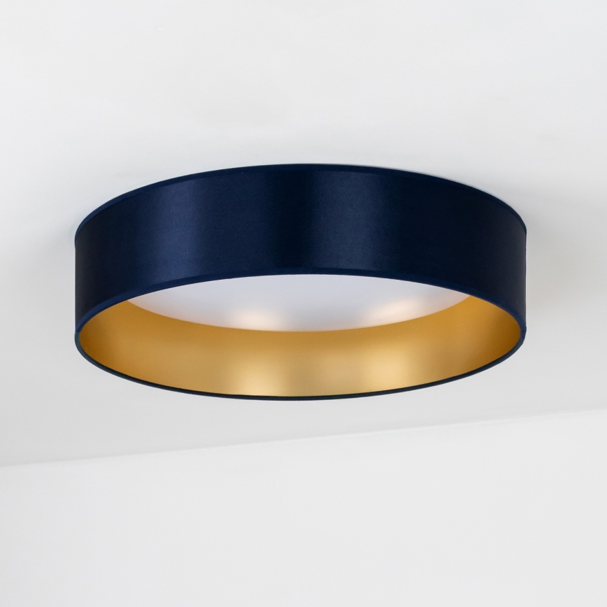 Duolla - LED-Deckenleuchte ROLLER LED/24W/230V d 45 cm blau/golden
