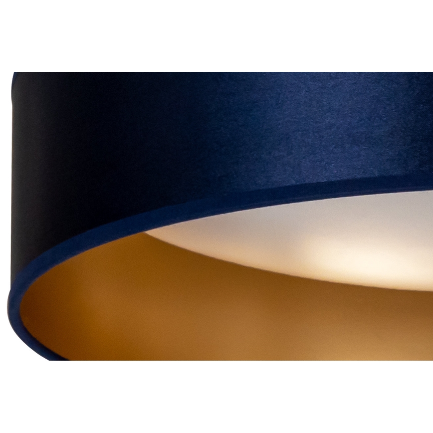 Duolla - LED-Deckenleuchte ROLLER LED/24W/230V d 45 cm blau/golden