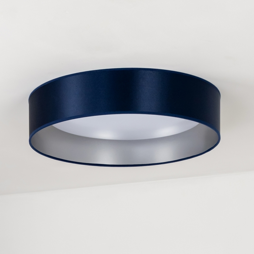 Duolla - LED-Deckenleuchte ROLLER LED/24W/230V d 45 cm blau/silbern