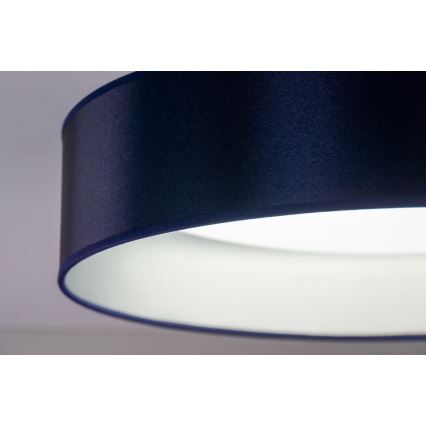 Duolla - LED-Deckenleuchte ROLLER LED/24W/230V d 45 cm blau/silbern