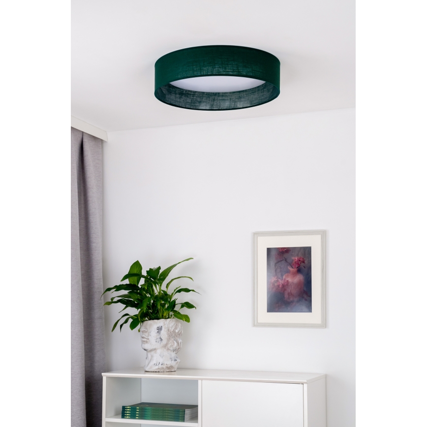 Duolla - LED-Deckenleuchte ROLLER LED/24W/230V d 45 cm grün
