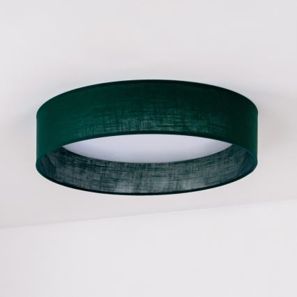 Duolla - LED-Deckenleuchte ROLLER LED/24W/230V d 45 cm grün