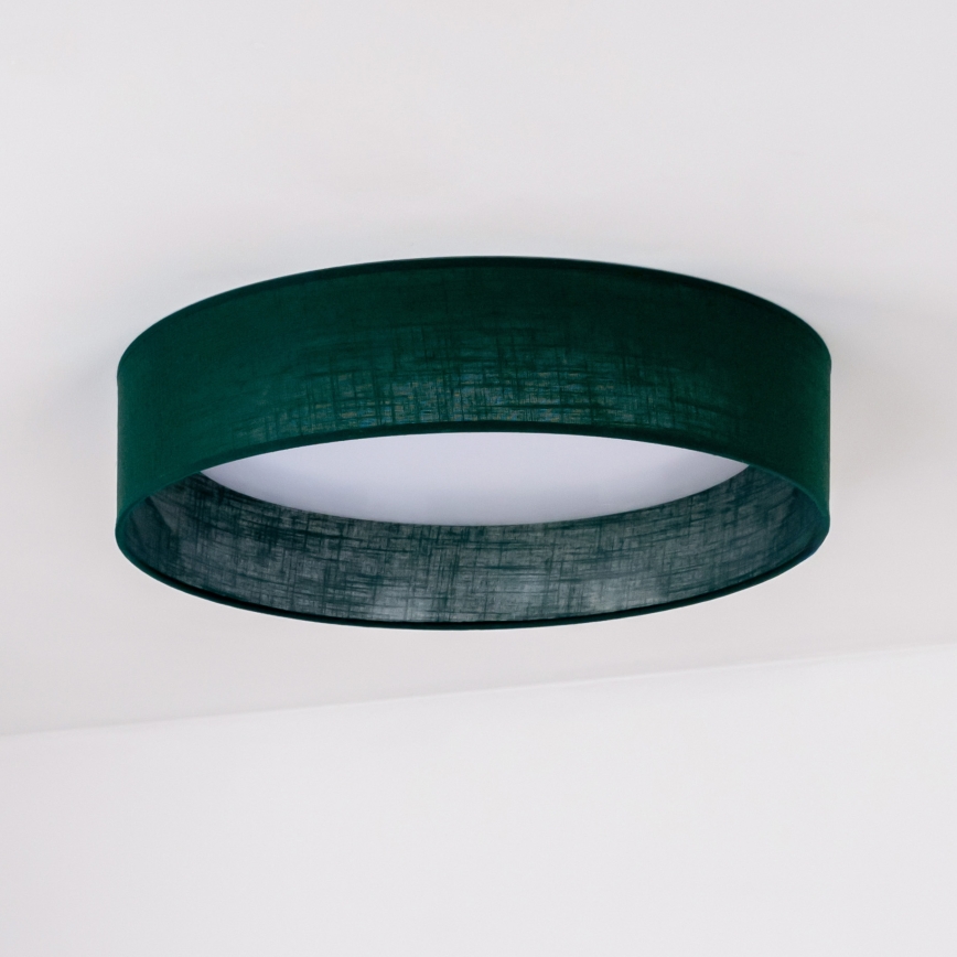 Duolla - LED-Deckenleuchte ROLLER LED/24W/230V d 45 cm grün
