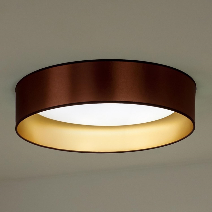 Duolla - LED-Deckenleuchte ROLLER LED/24W/230V d 45 cm kupfern/golden