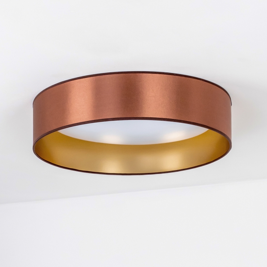 Duolla - LED-Deckenleuchte ROLLER LED/24W/230V d 45 cm kupfern/golden