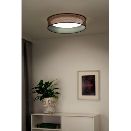 Duolla - LED-Deckenleuchte ROLLER LED/24W/230V d 45 cm kupfern/schwarz