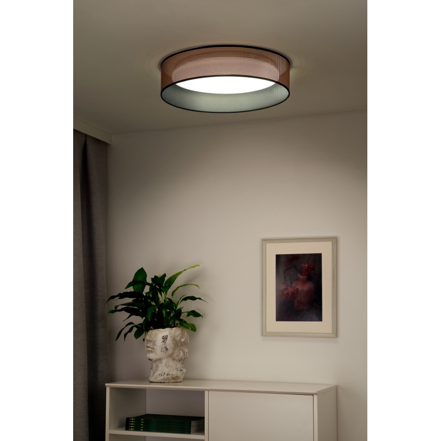 Duolla - LED-Deckenleuchte ROLLER LED/24W/230V d 45 cm kupfern/schwarz
