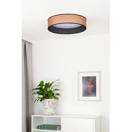 Duolla - LED-Deckenleuchte ROLLER LED/24W/230V d 45 cm kupfern/schwarz